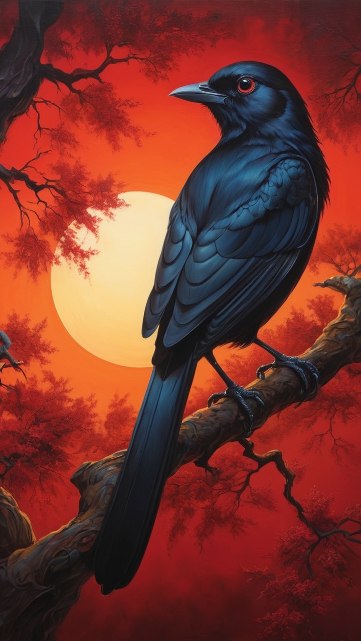 A black bird