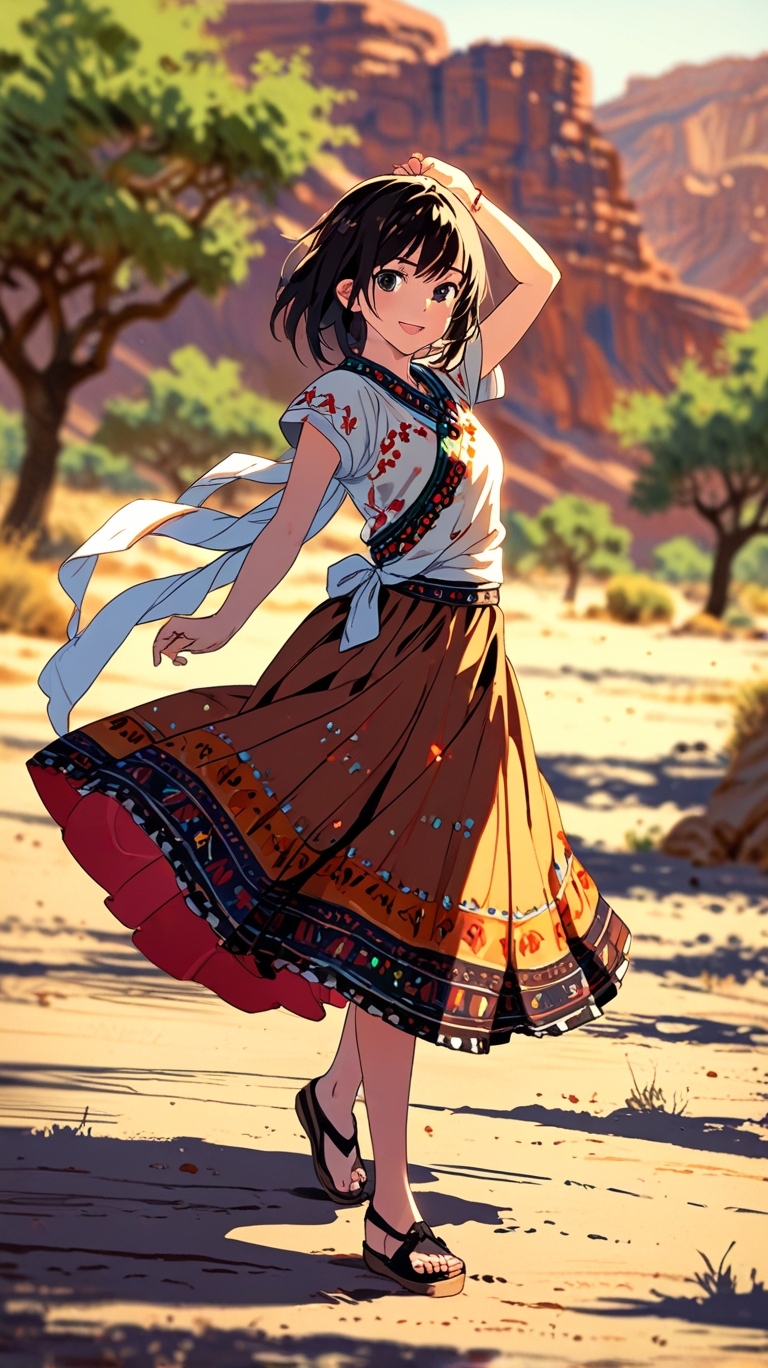 Dancing girl