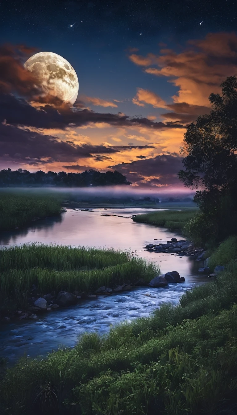 Moon Evening 