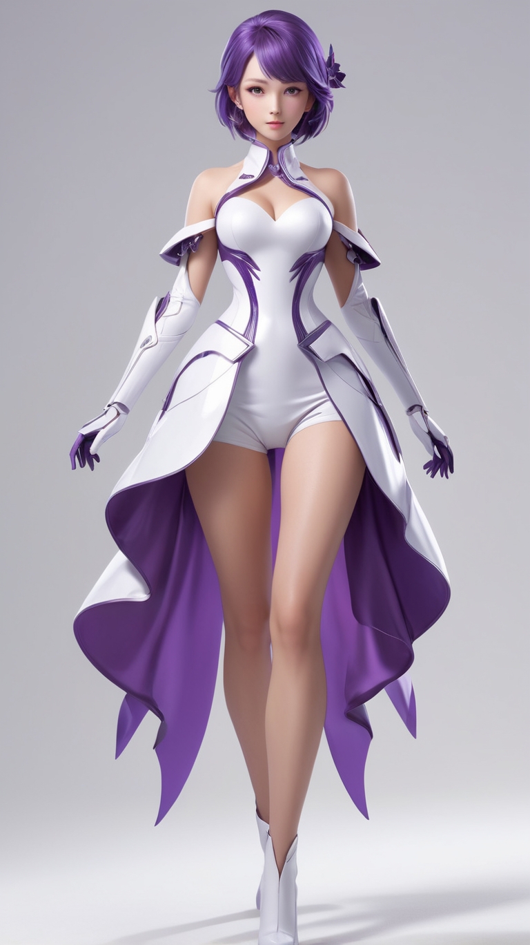 A beautiful modern girl