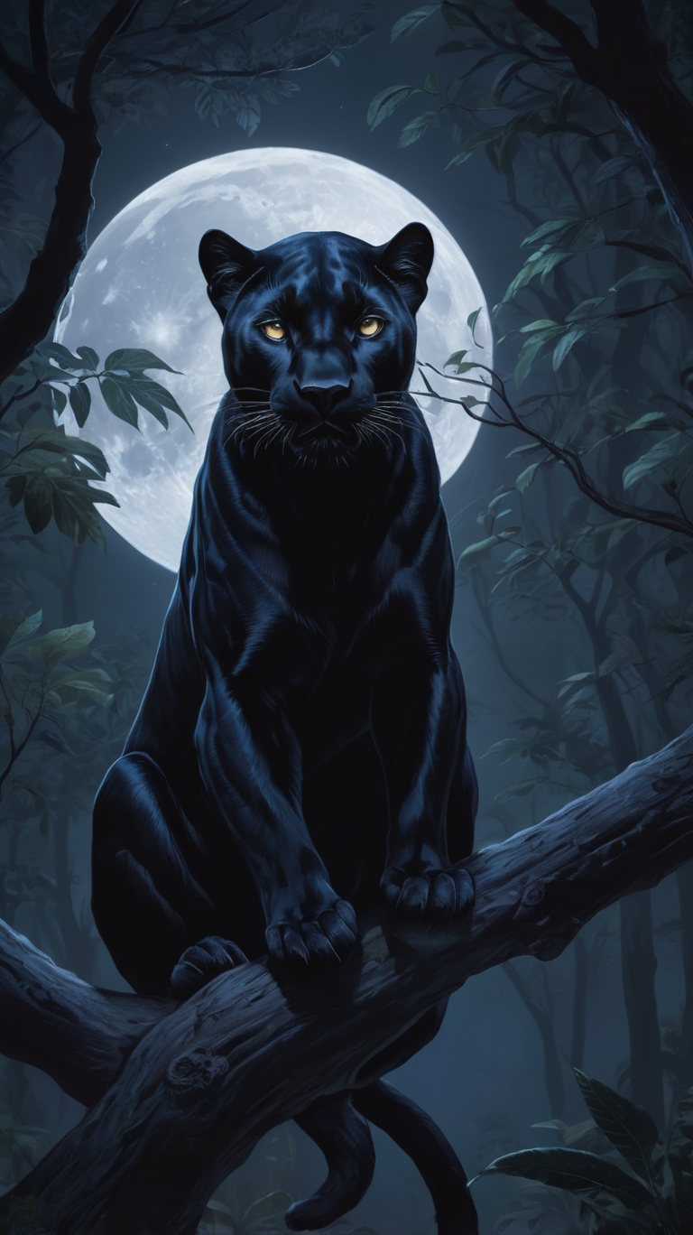 A black panther