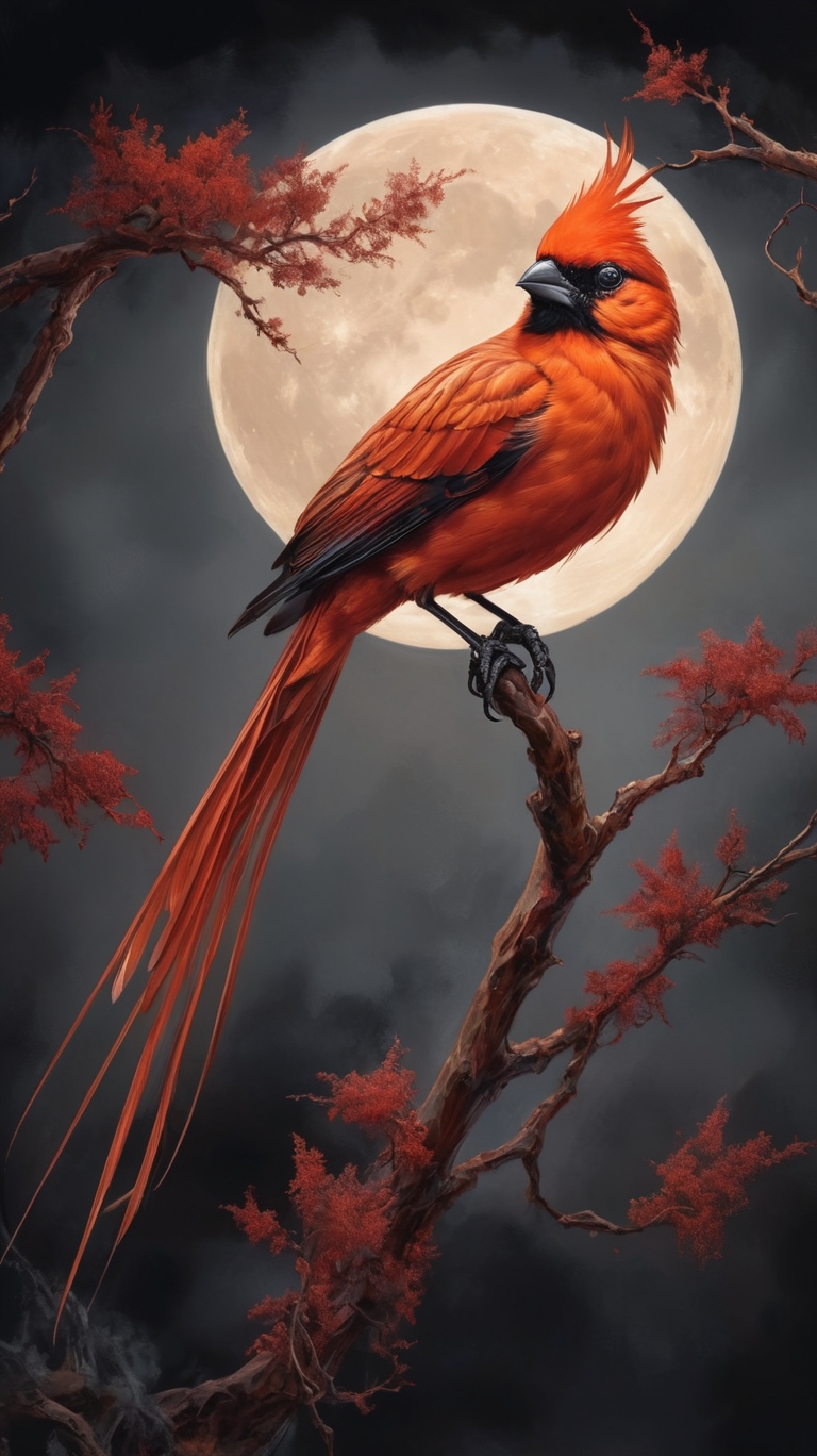 A red bird