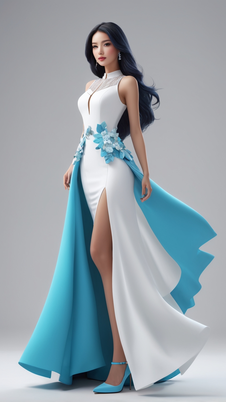 A beautiful modern girl