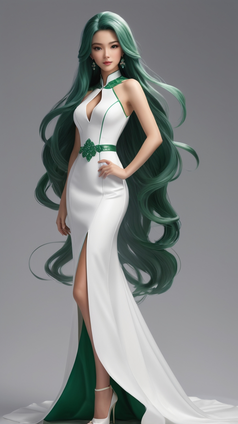 A beautiful modern girl