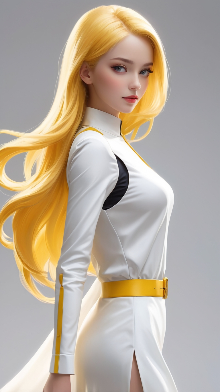 A beautiful modern girl