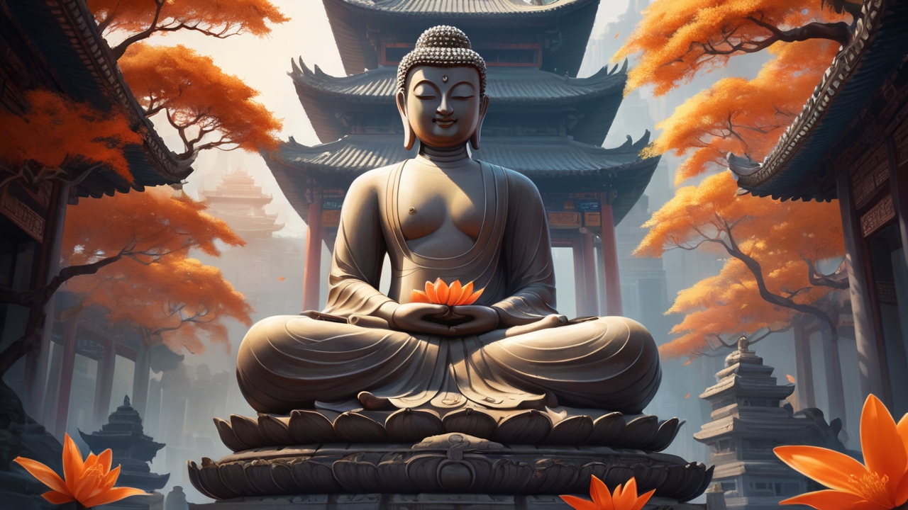 Gautama Buddha Meditating