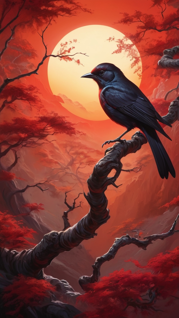 A black bird