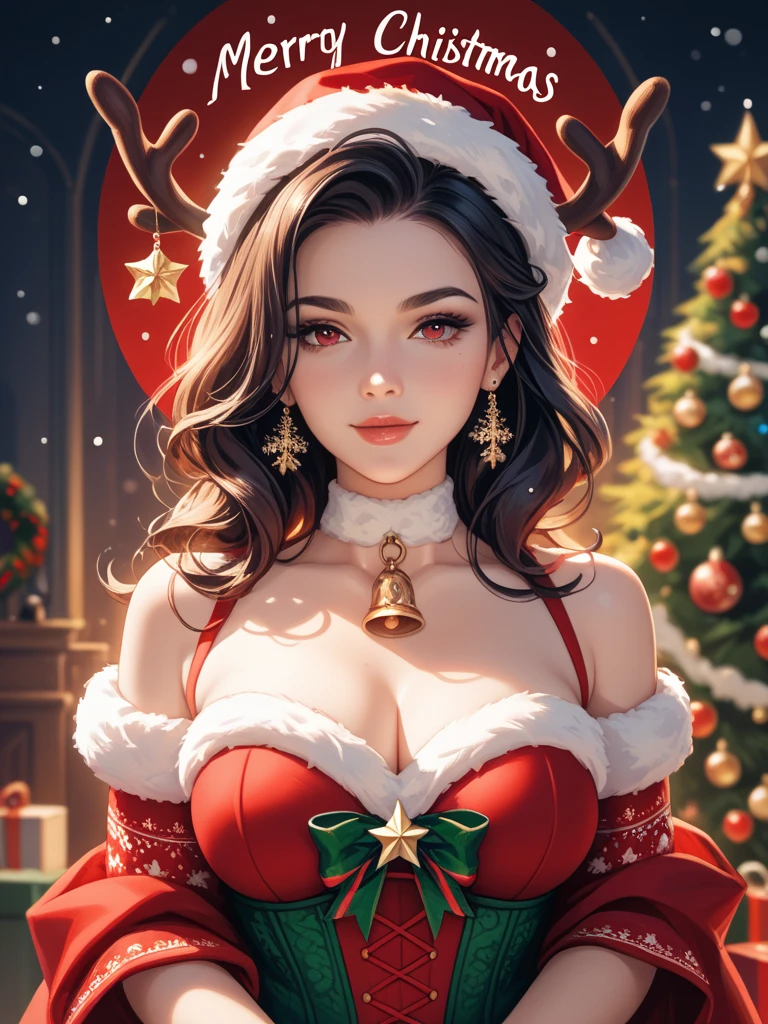 Santa Claus Girl Christmas Wallpapers