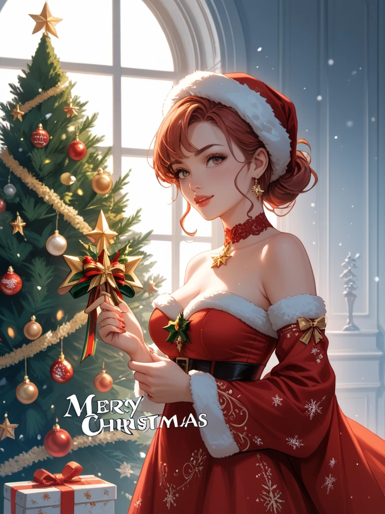 Santa Claus Girl Christmas Wallpapers