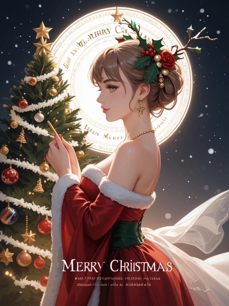 Santa Claus Girl Christmas Wallpapers