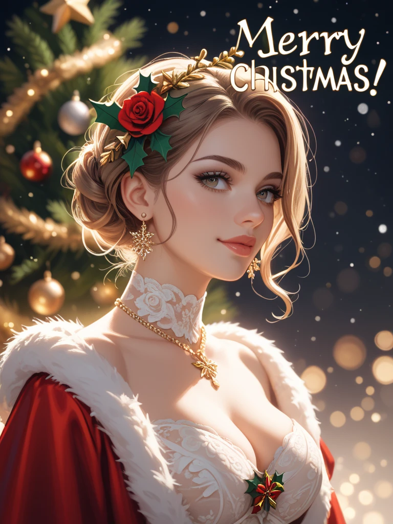 Santa Claus Girl Christmas Wallpapers
