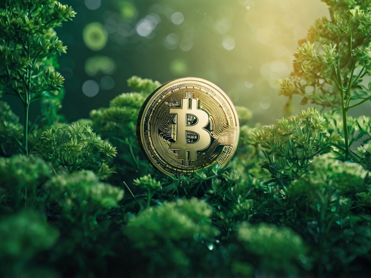 Eco-friendly Bitcoin Wallpaper
