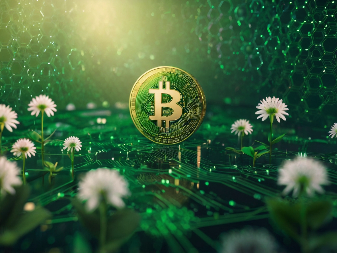 Eco-friendly Bitcoin Wallpaper